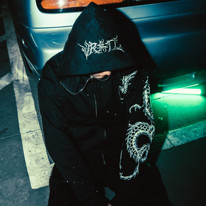 YAKUZA HOODIE - HOODIE CON CAPUCHA Y BRILLO